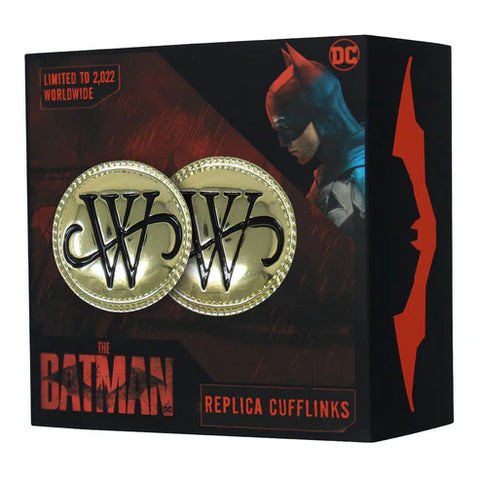 Official DC The Batman Limited Edition Replica Wayne Cufflinks