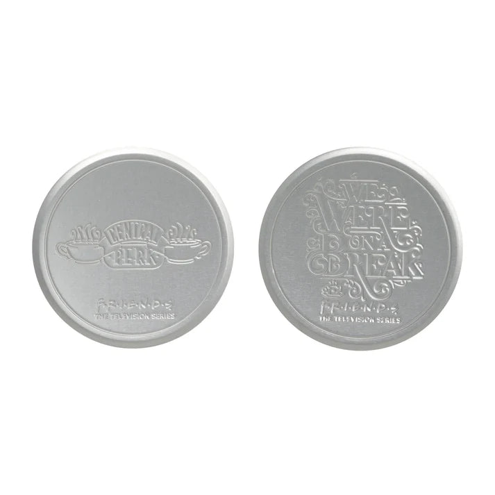 Official Friends Embossed Metal Coasters (Set of 4)