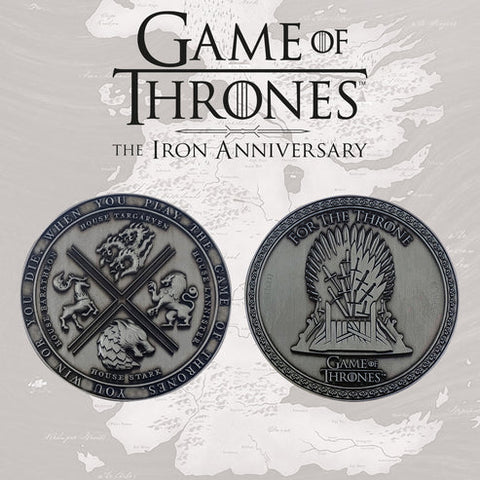 Official Game of Thrones Limited Edition 10th Anniversary Medallion