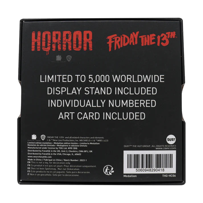 Official Friday the 13th Limited Edition Medallion