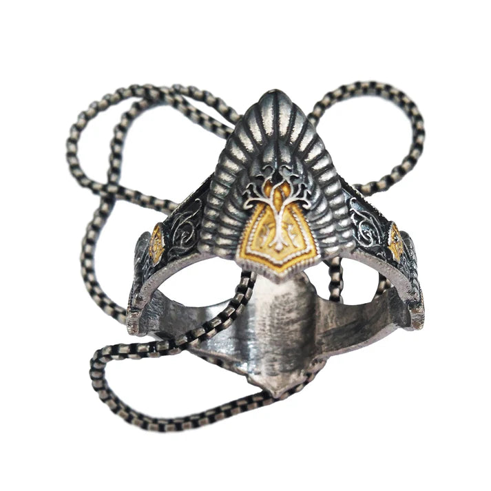 Official The Lord of the Rings Limited Edition Replica Crown of Elessar Necklace