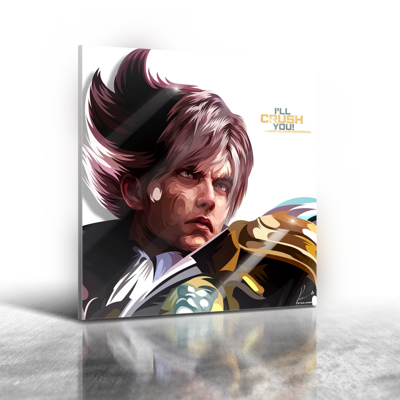 Tekken 8 - Lars Alexandersson Frameless Art Painting (30x30cm)