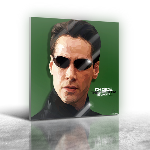 The Matrix - Neo Frameless Art Painting (30x30cm)