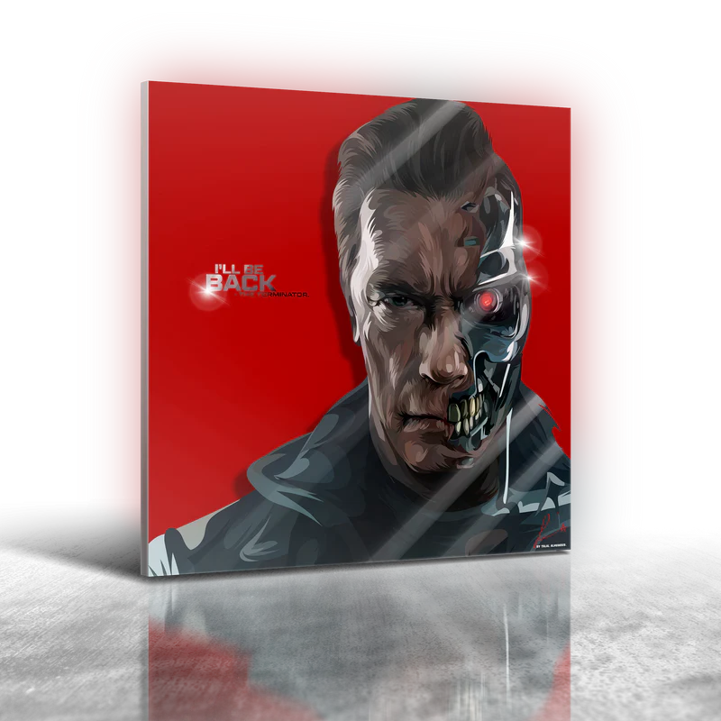 The Terminator Frameless Art Painting (30x30cm)