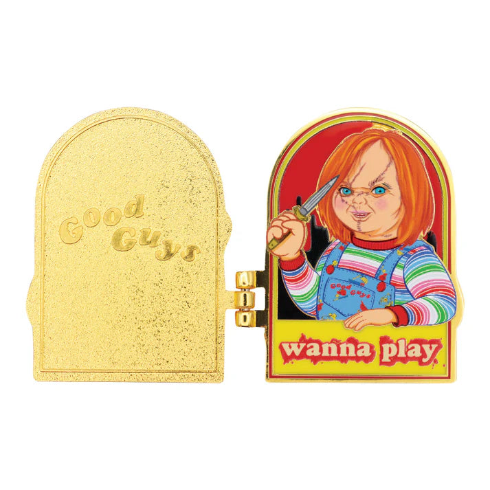 Official Chucky Limited Edition Hinged Pin Badge