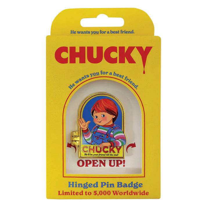 Official Chucky Limited Edition Hinged Pin Badge