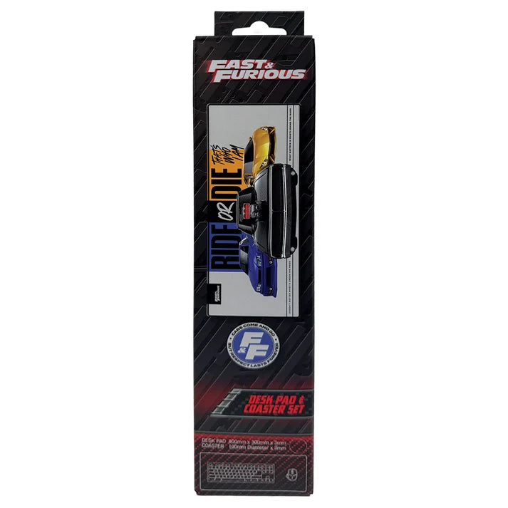 Official Fast & Furious ‘Ride or Die’ Desk Pad and Coaster Set
