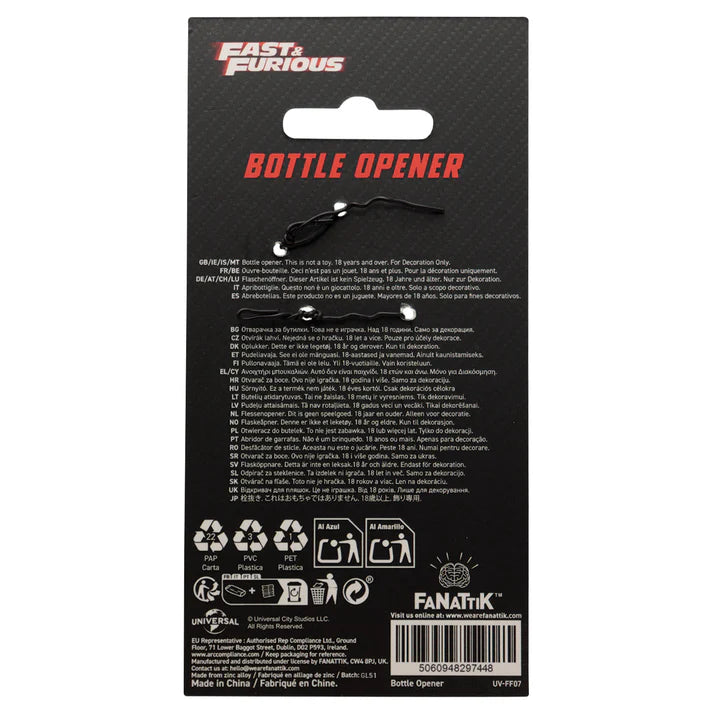 Official Fast & Furious Magnetic Wrench Bottle Opener