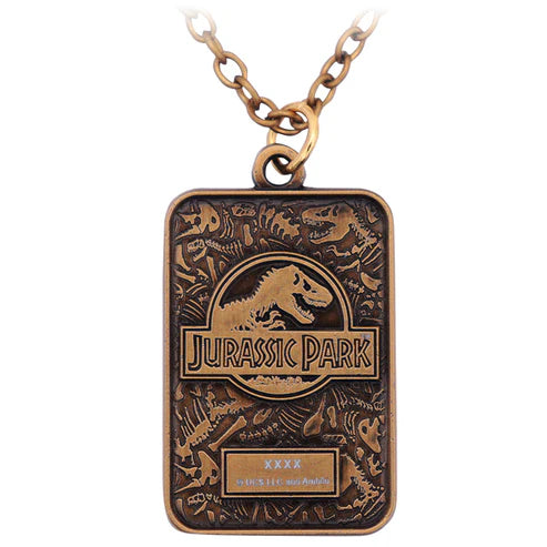 Official Jurassic Park Limited Edition Unisex Amber Necklace Limited to 9995 pieces