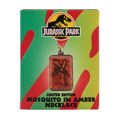 Official Jurassic Park Limited Edition Unisex Amber Necklace Limited to 9995 pieces