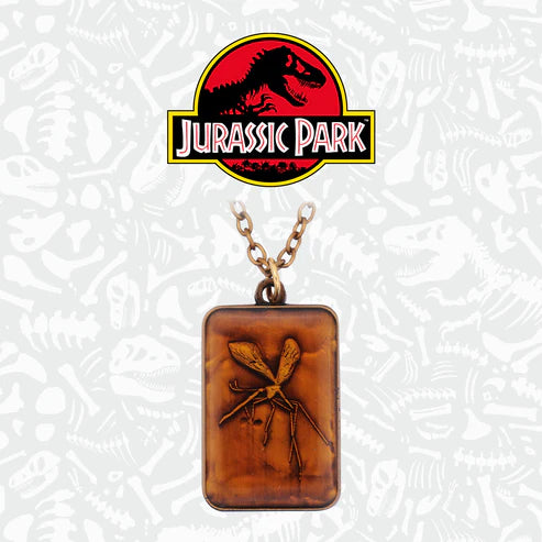 Official Jurassic Park Limited Edition Unisex Amber Necklace Limited to 9995 pieces