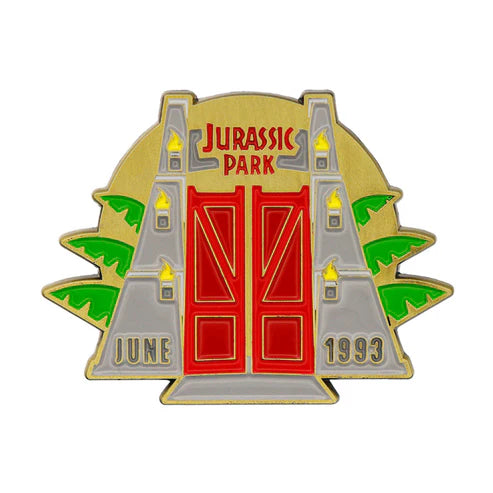 Official Jurassic Park Medallion and Pin Collector's Set