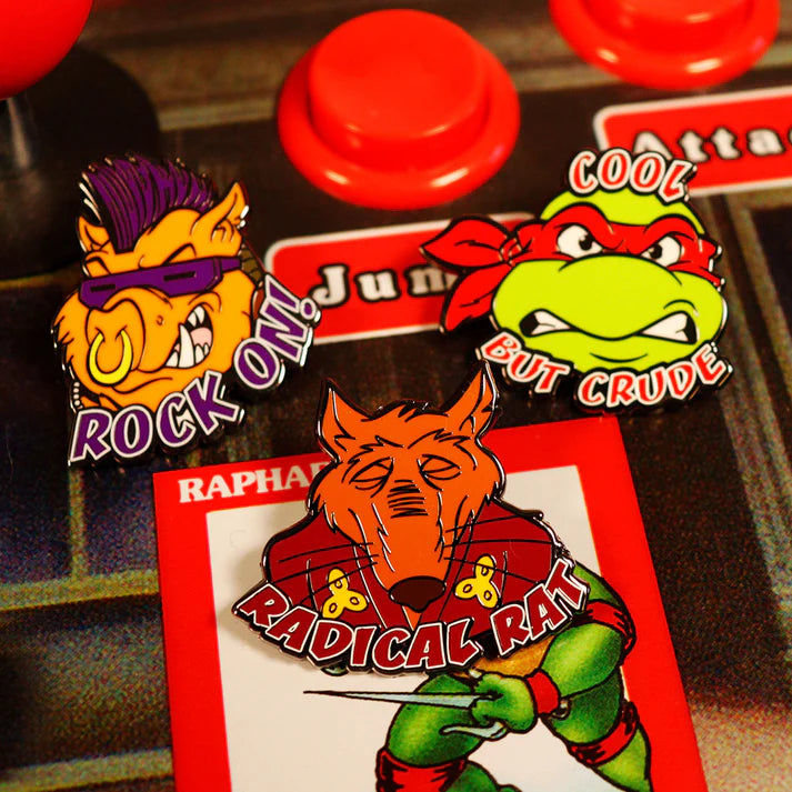 Official Teenage Mutant Ninja Turtles Mystery Pin Badge CDU Containing Blind Box (1pcs)