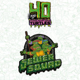 Official Teenage Mutant Ninja Turtles Limited Edition 40th Anniversary Pin Badge Limited to 1984 pieces
