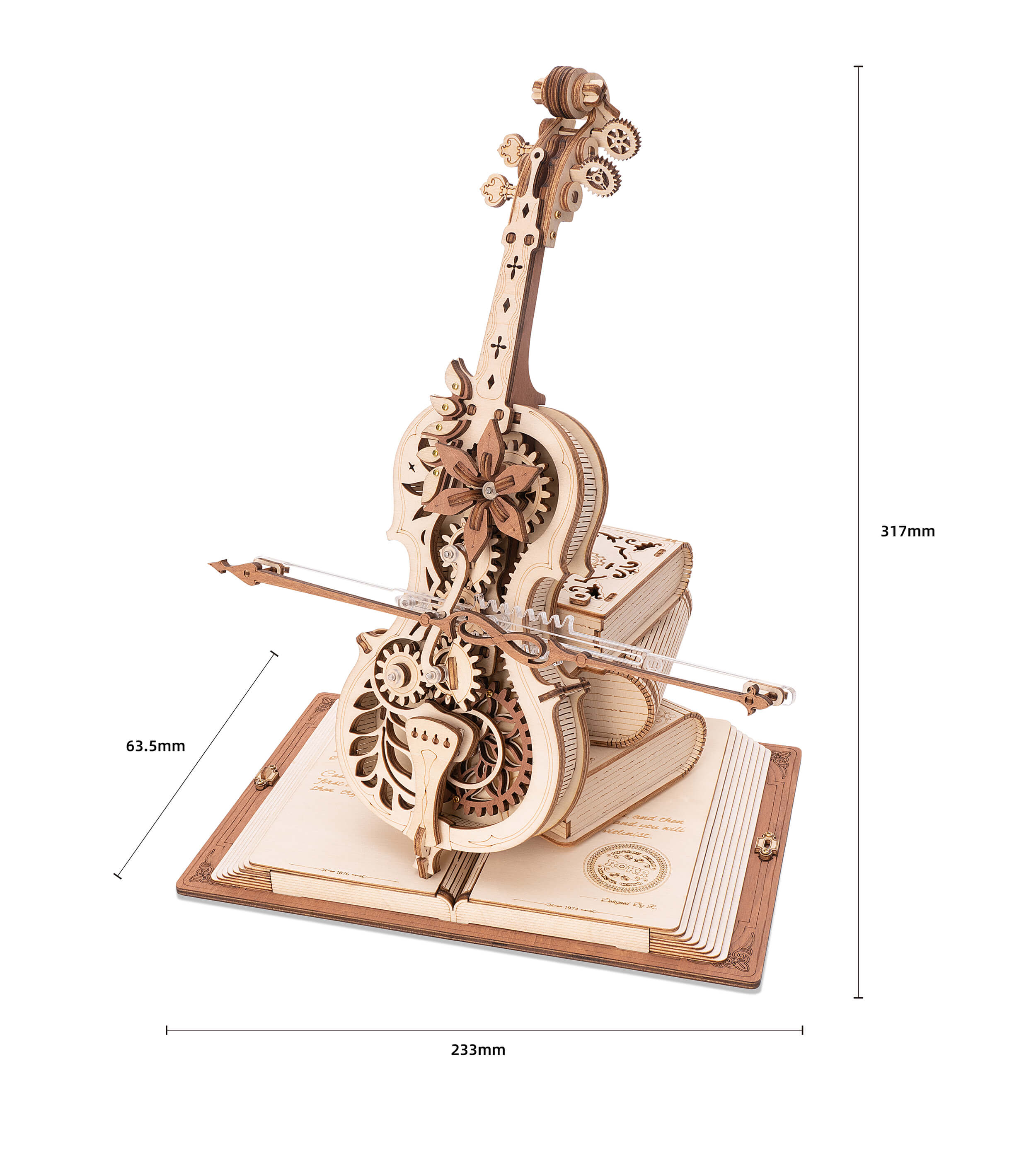 Magic Cello 3D Wooden Puzzle