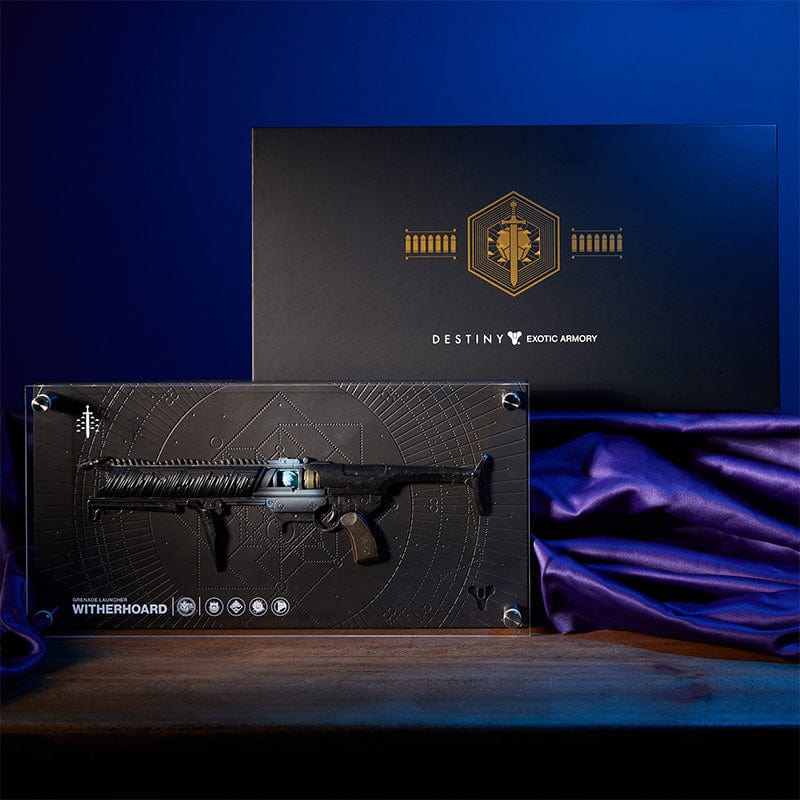 Official Destiny Exotic Armory Collection Witherhoard Replica Plaque Dimensions: (35x17x4cm)