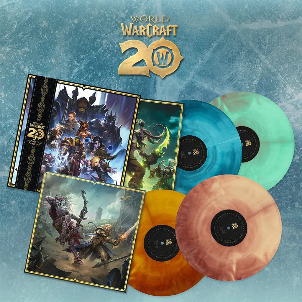 Blizzard World of Warcraft: 20 Years of Music Soundtrack [4LP Seasons of Azeroth Color Vinyl]