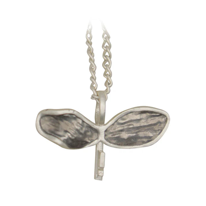 Official Harry Potter .999 Silver Plated Flying Key Necklace