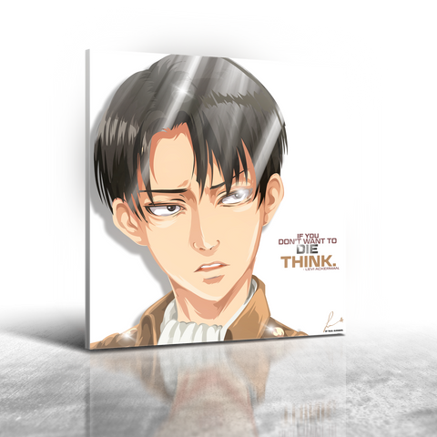 Anime Attack on Titan Levi Frameless Art Painting (30x30cm)