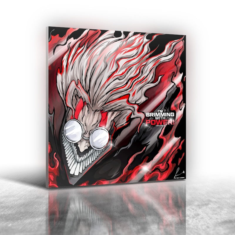 Anime Dan Da Dan - Okarun Frameless Art Painting (30*30 cm)