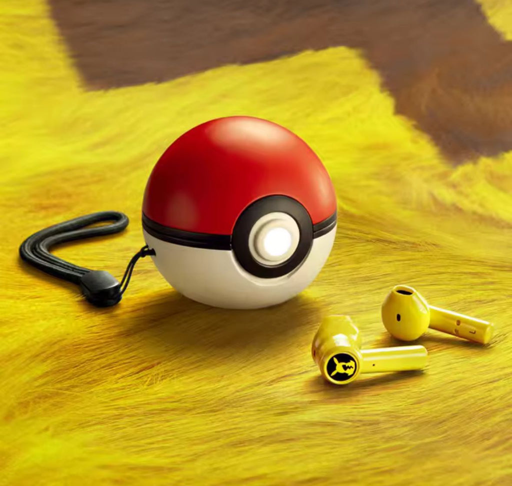 Anime Pokemon Poke Ball Earpods