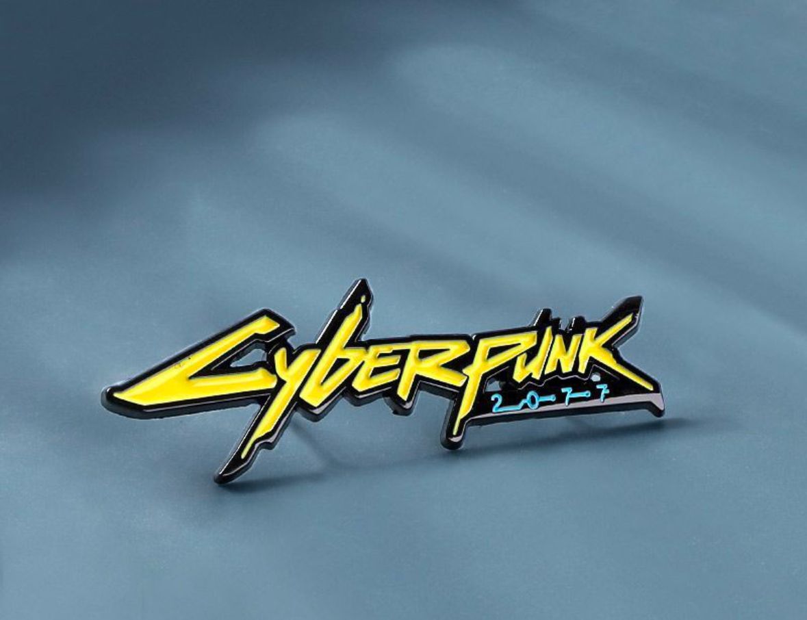 Cyberpunk Logo Pin