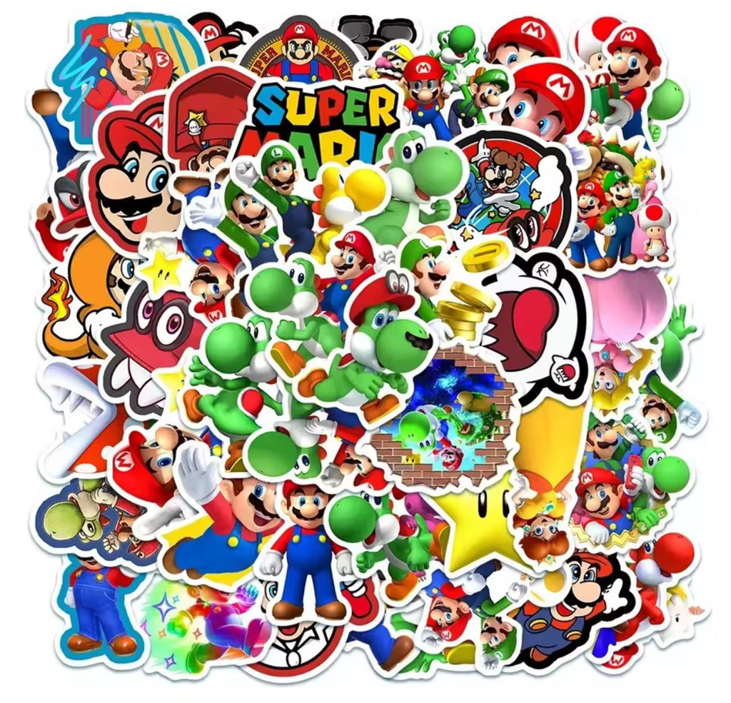 Super Mario Stickers (50pcs)