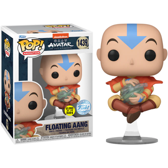 Funko Pop Anime Avatar Floating Aang (Glows In The Dark +Special Edition)