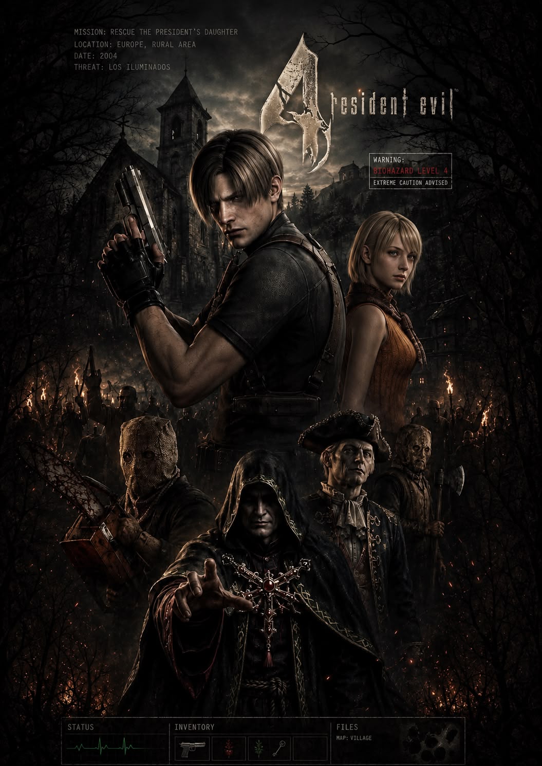 Resident Evil 4 Acrylic Magnet (8.5x6cm)