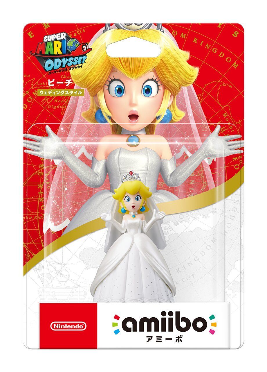 Amiibo Super Mario Wedding Style Peach