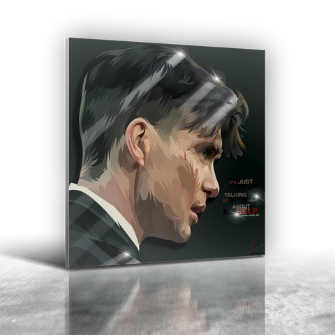 Peaky Blinders - Tommy Shelby Frameless Art Painting (30x30cm)