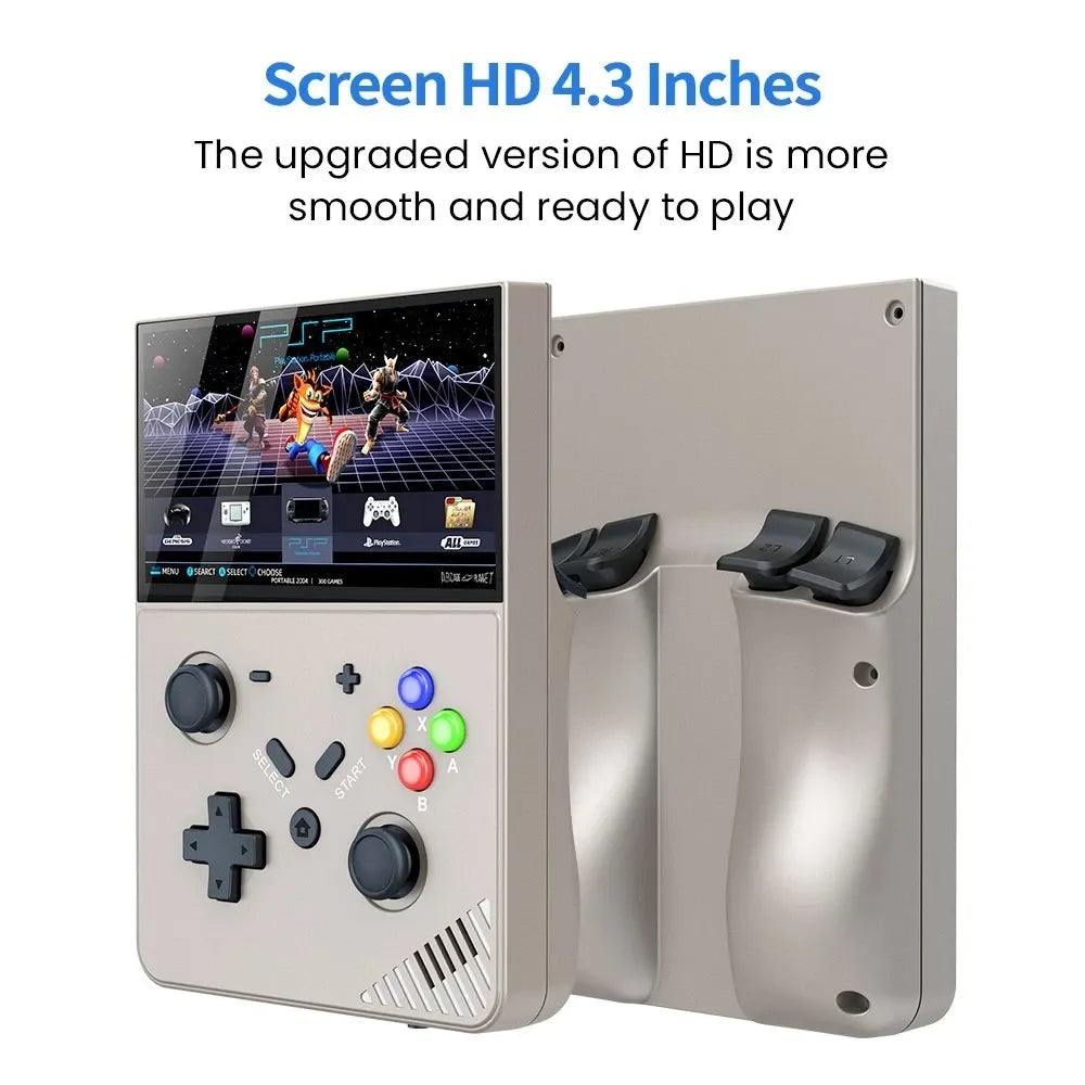 [IRB] R43 Pro 4.3-inch LCD Screen Handheld Retro Game Console 64GB - Grey