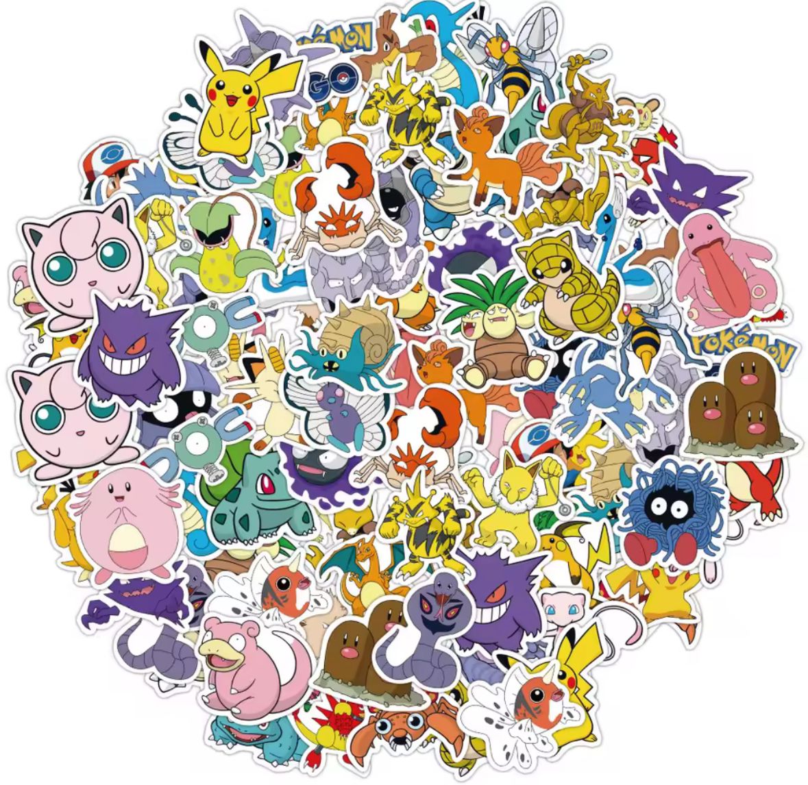 Anime Pokemon Stickers (50pcs)