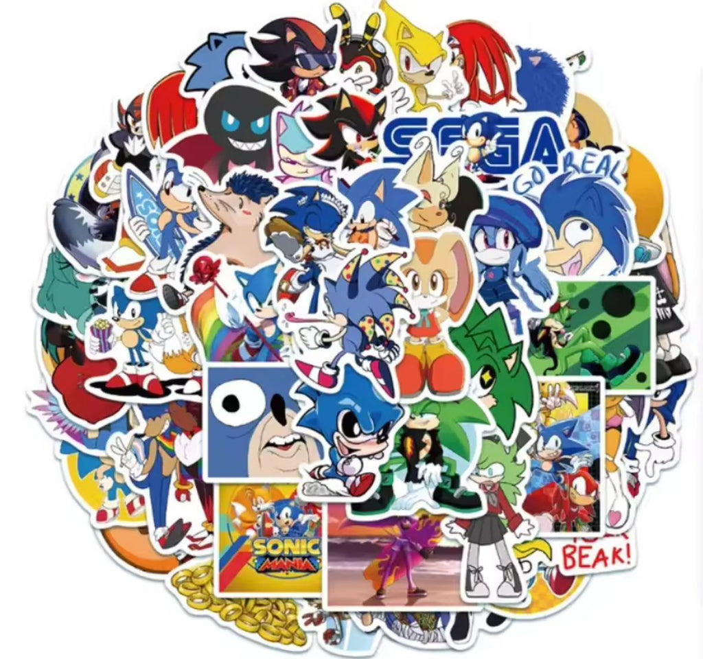 Sonic The Hedgehog Sticker (50 pieces)