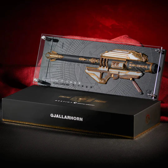 Official Destiny Exotic Armory Collection Gjallarhorn Replica Plaque Dimensions: (45x17x5cm)