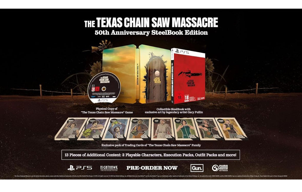 [Pre-Order] The Texas Chain Saw Massacre 50th Anniversary Steelbook Edition R2 - PS5