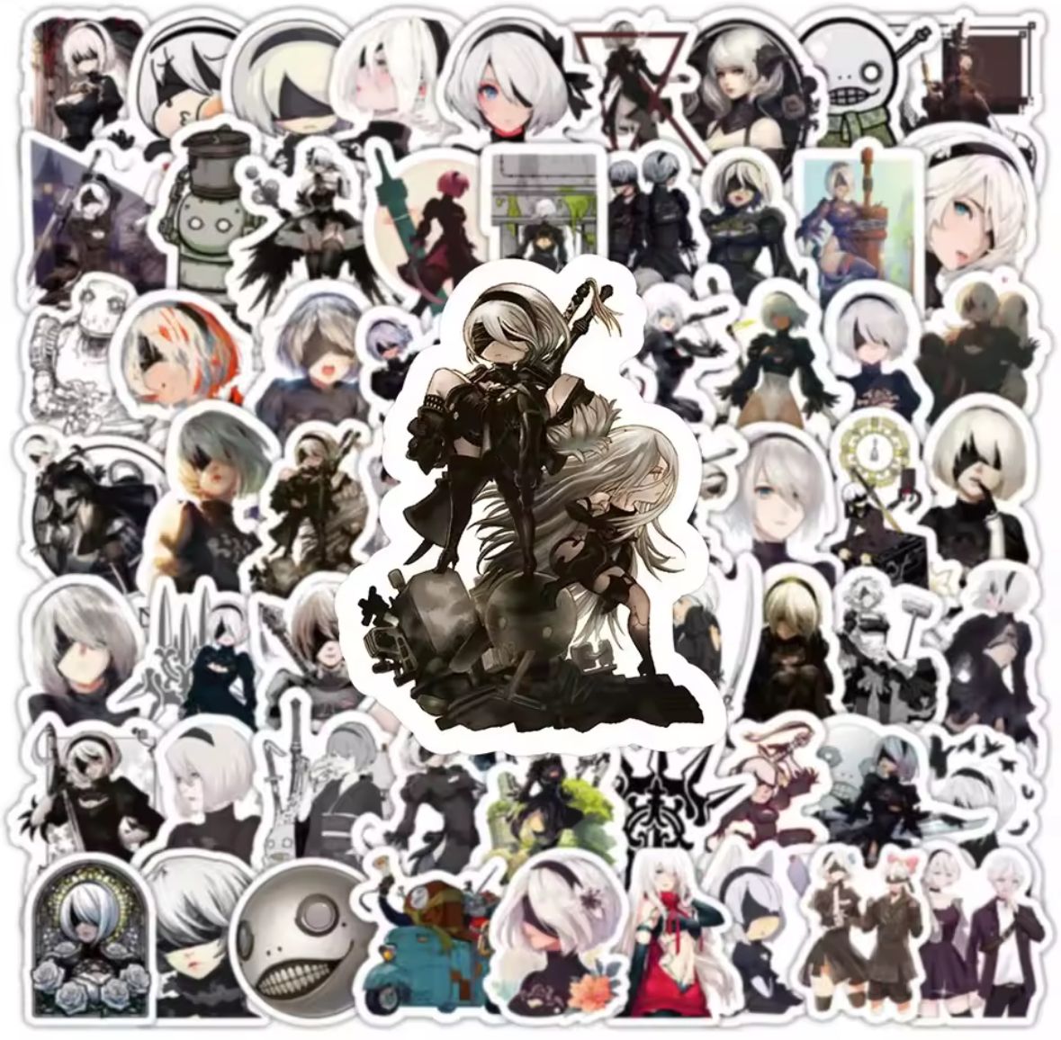 Nier Automata Stickers 70 pcs