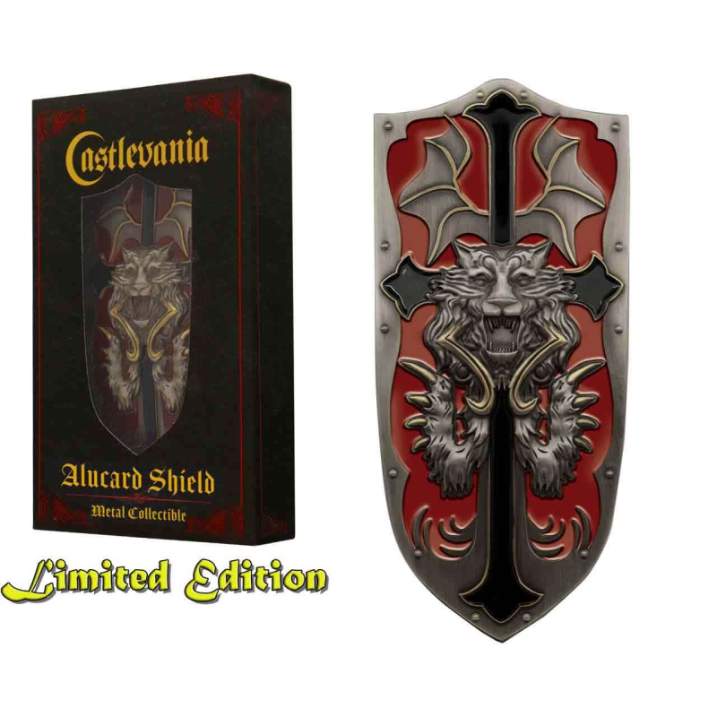 Official Castlevania Ingot Alucard Shield Limited Edition Limited to 5000 pieces