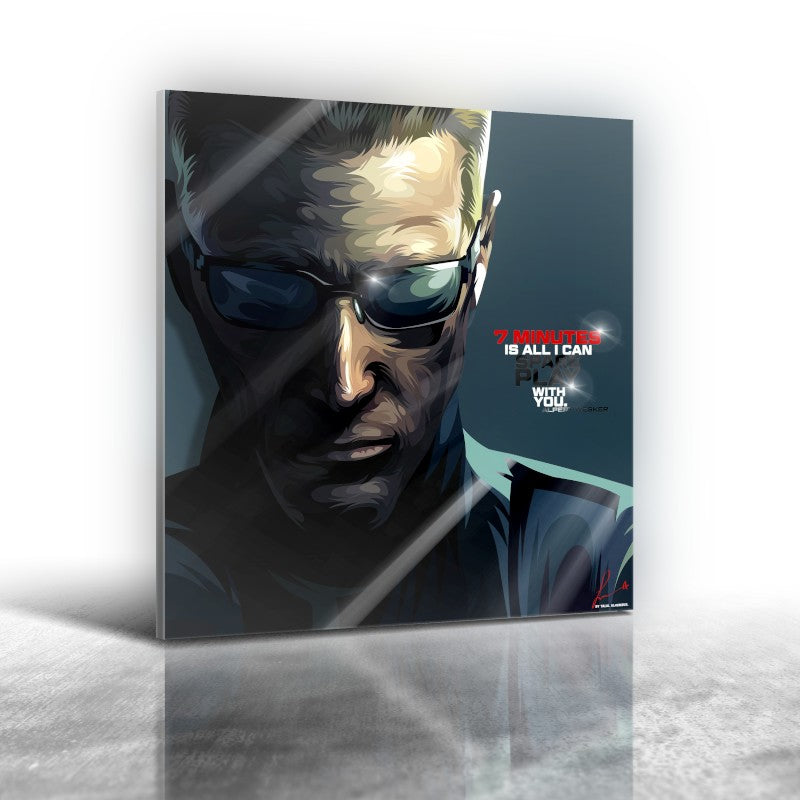 [Horror] Resident Evil Wesker Frameless Art Painting on Acrylic Sheet (30x30cm)