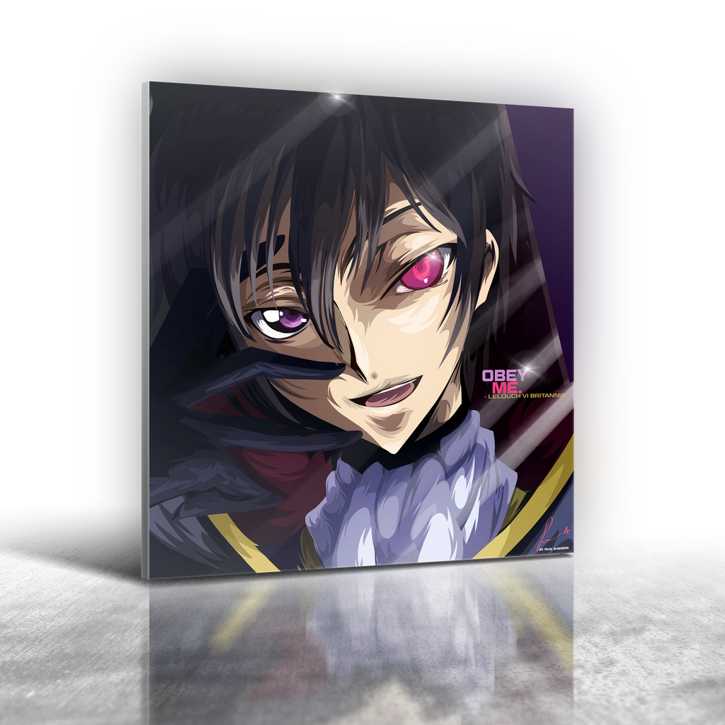 Lelouch vi Britannia Frameless Art Painting (30x30cm)
