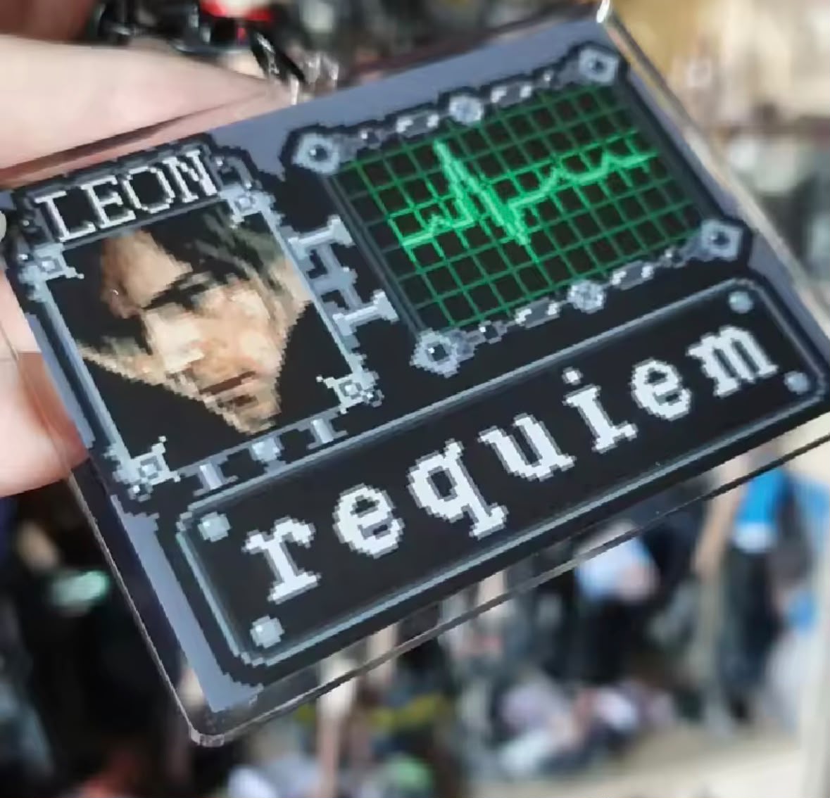 Resident Evil Requiem Leon Acrylic Keychain