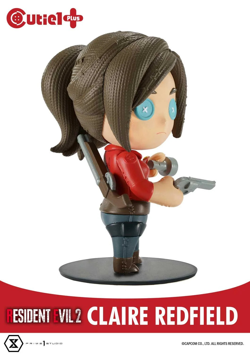 Official Prime 1 Studio Resident Evil 2 Claire Redfield Cutie 1 Plus Figure (12cm)