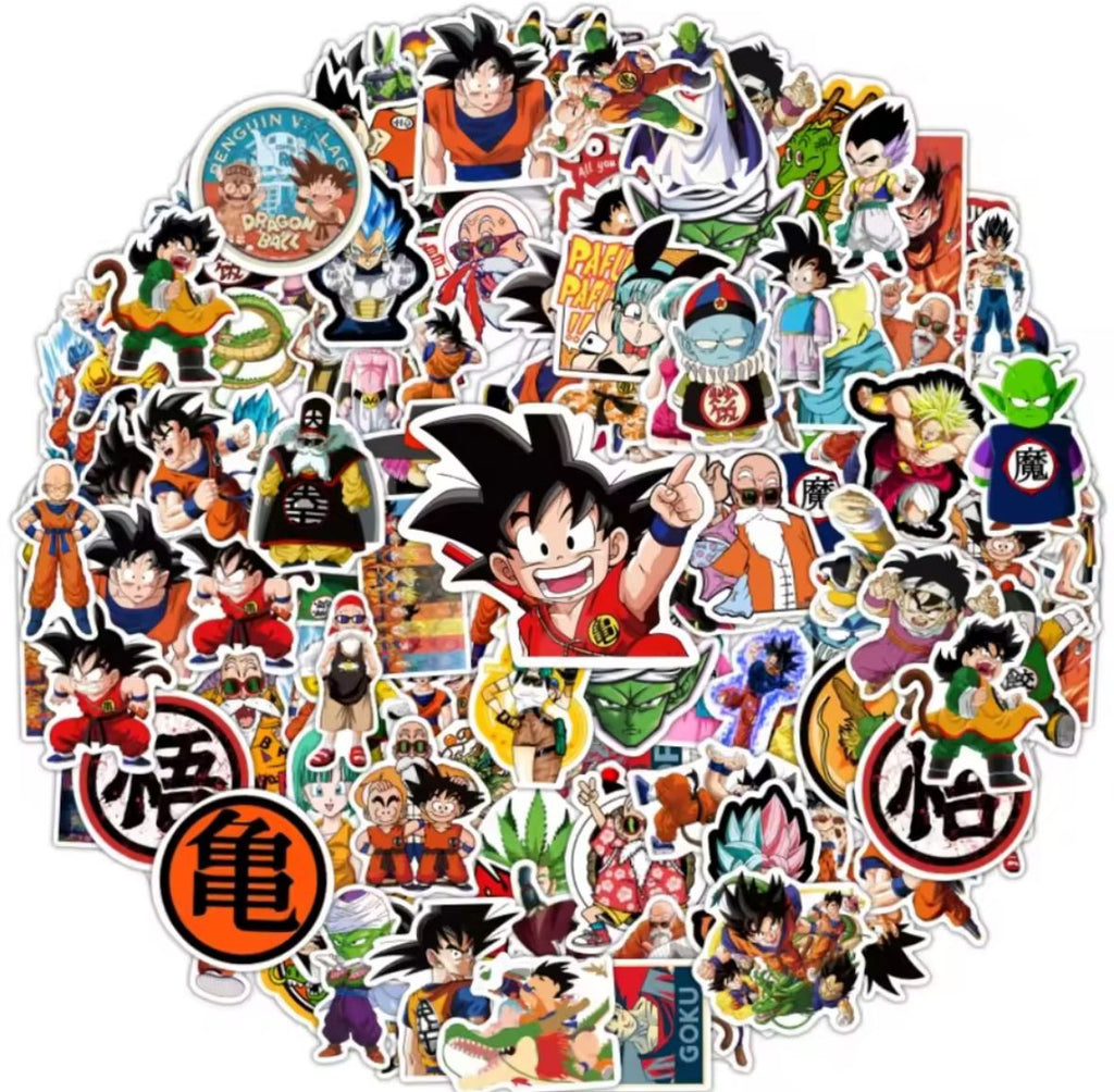 Anime Dragon Ball Stickers (100pcs)