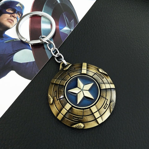 Marvel Captain America Metal Keychain