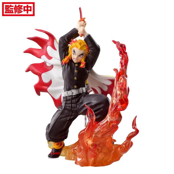 Anime Demon Slayer Kyojuro Rengoku Figure (15cm)