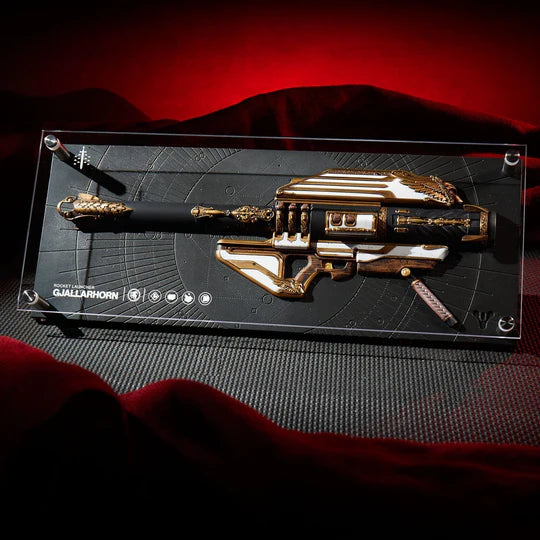 Official Destiny Exotic Armory Collection Gjallarhorn Replica Plaque Dimensions: (45x17x5cm)