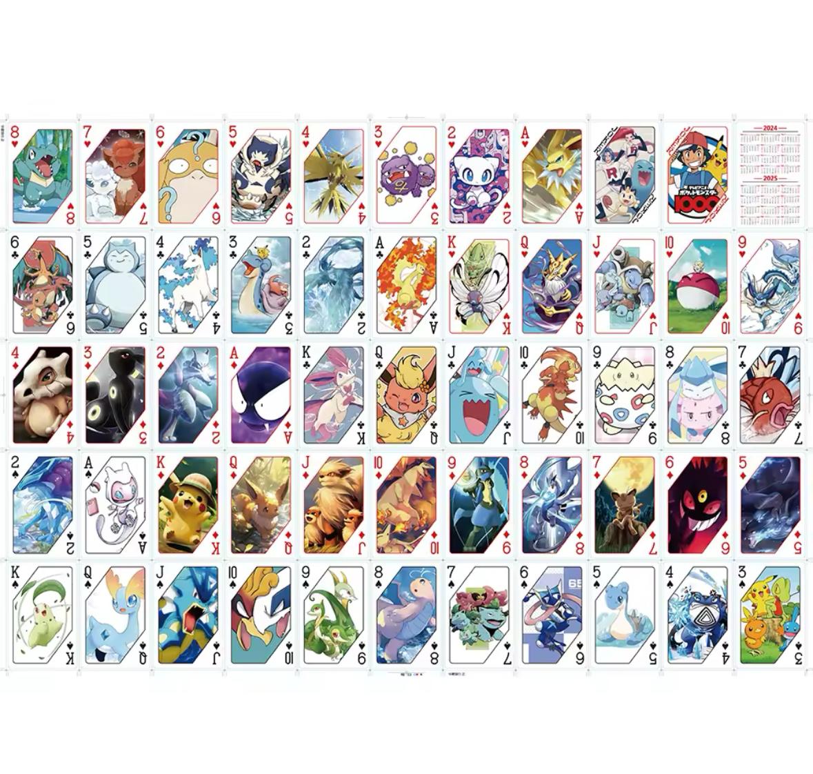 Anime Pokemon Playing Card