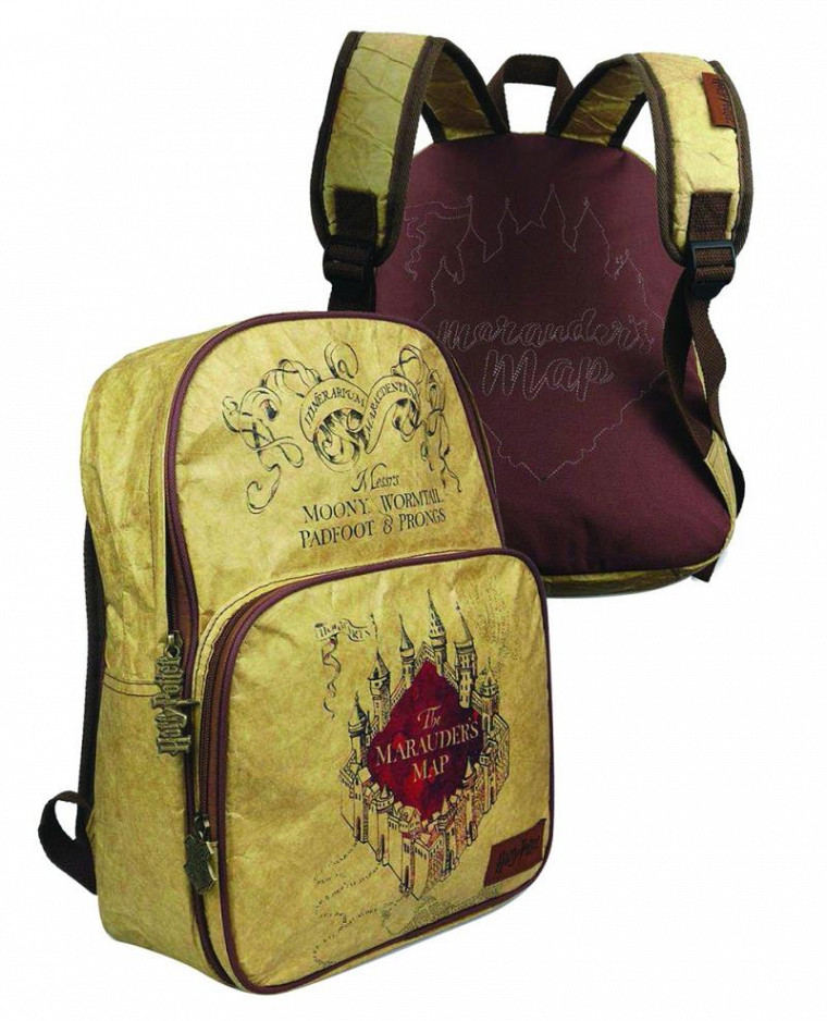 Official  Harry Potter Material Marauders Map Backpack / Bag