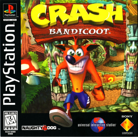 PS1 Crash Bandicoot Frameless Arts (30*30 cm)