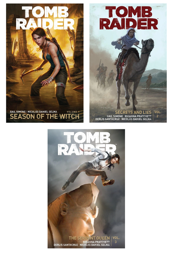 Tomb Raider Graphic Novel Set Vol 1-3 (second hand like New)